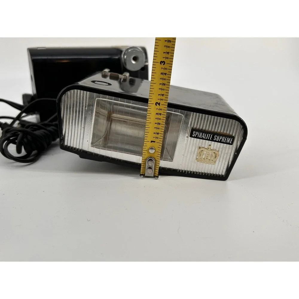 Vintage Spiralite Supreme Camera Flash Units Lot Of 2 Working
